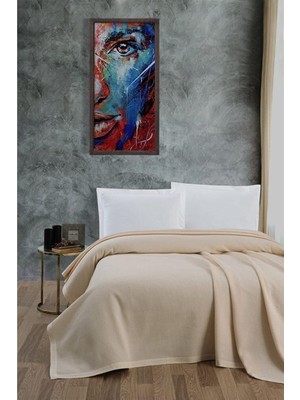 Mena Rise Pike - Nefes Alabilen Pamuk Pike, Yazlık ve Mevsimlik Yatak Örtüsü, Yumuşak ve Hafif, Terletmez,tek Kişilik 170X240