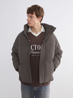 Lc Waikiki Yeni Sezon Rahat Kalıp Dik Yaka Erkek Şişme Mont