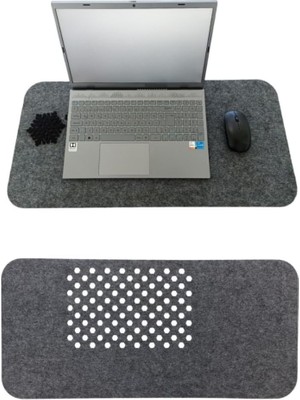 Mena Rise Keçe Masa Üstü Mouse Pad ve Bilgisayar Düzenleyici 70X32 cm – Antibakteriyel Mat, Keçe Mat, Masa Altlık, Ofis ve Ev Için Minimalist Tasarım (Koyu Gri)