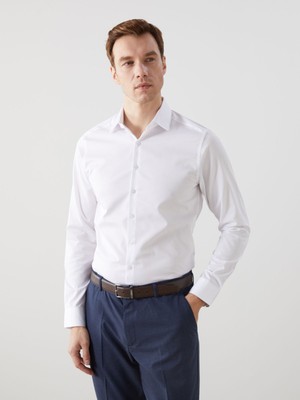 Lc Waikiki Yeni Sezon Slim Fit Uzun Kollu Gabardin Erkek Gömlek