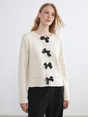 Lc Waikiki Yeni Sezon Fiyonklu Kadın Triko Hırka