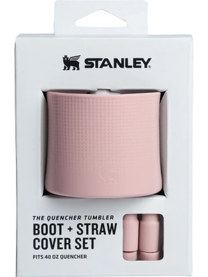 Stanley The Quencher Boot + Straw Topper 40OZ Pink Dusk