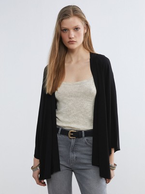 Lc Waikiki Yeni Sezon Şal Yaka Oversize Kadın Kimono