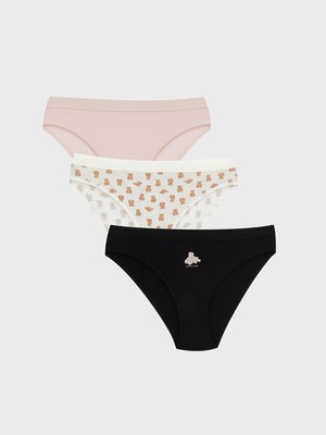 Lc Waikiki Yeni Sezon Baskılı Bikini Külot 3'lü