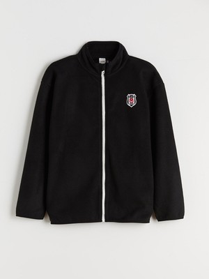 Lc Waikiki Yeni Sezon Dik Yaka Beşiktaş Nakışlı Polar Erkek Çocuk Hırka