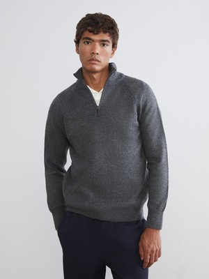 Lc Waikiki Yeni Sezon Dik Yaka Erkek Triko Kazak