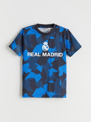 Lc Waikiki Yeni Sezon Bisiklet Yaka Real Madrid Baskılı Erkek Çocuk Tişört