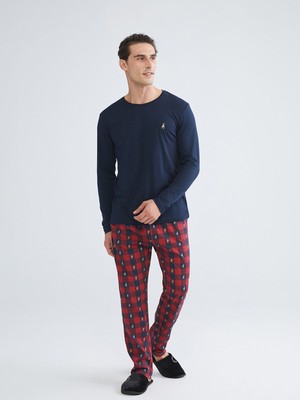 Lc Waikiki Yeni Sezon Bisiklet Yaka Erkek Pijama Takımı