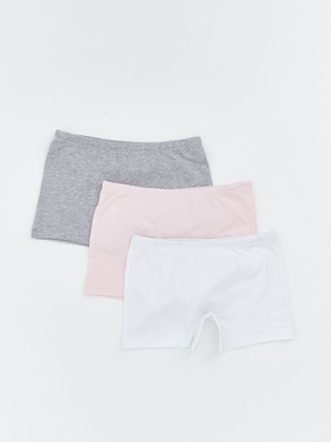 Lc Waikiki Yeni Sezon Basic Kız Çocuk Boxer 3'lü