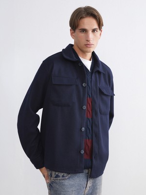 Lc Waikiki Yeni Sezon Regular Fit Uzun Kollu Kaşe Erkek Gömlek Ceket