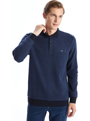 Lc Waikiki Yeni Sezon Polo Yaka Uzun Kollu Erkek Sweatshirt