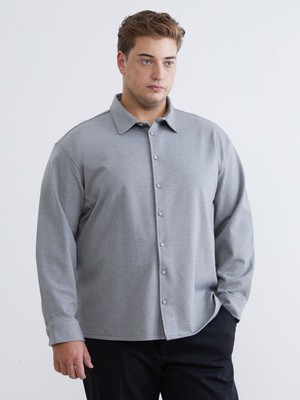 Lc Waikiki Yeni Sezon Büyük Beden Regular Fit Uzun Kollu Erkek Gömlek