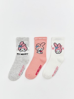 Lc Waikiki Yeni Sezon My Melody Desenli Kız Çocuk Soket Çorap 3'lü