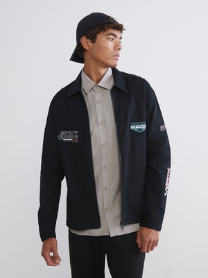 Lc Waikiki Yeni Sezon Rahat Kalıp Baskılı Erkek Ceket