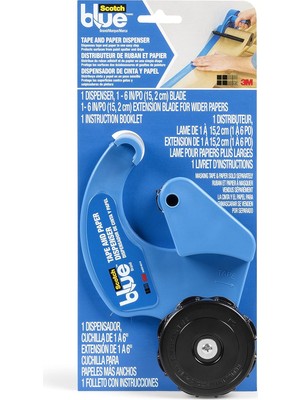 Mena Rise 3m M1000 El Maskesi El Kapağı, Kapak Kağıdı Için, Tüm Yapışkan Genişlikleri Için, Bıçaksız 1 Dispenser, Maskeleme Bandı ve Kağıt