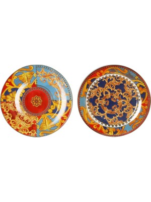 Mena Rise Art Clarissa 27 cm Dörtlü Tabak Setı