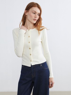 Lc Waikiki Yeni Sezon Bisiklet Yaka Kadın Hırka