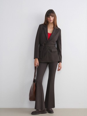 Lc Waikiki Yeni Sezon Beli Lastikli Ispanyol Paça Kadın Pantolon