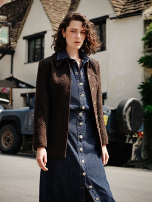 Lc Waikiki Yeni Sezon Dokulu Kadın Tüvit Ceket