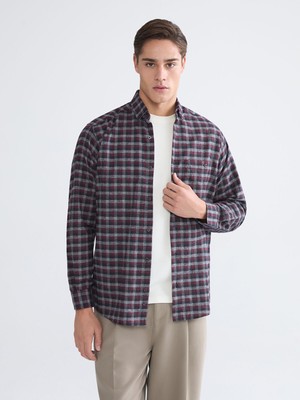 Lc Waikiki Yeni Sezon Regular Fit Uzun Kollu Ekose Gabardin Erkek Gömlek