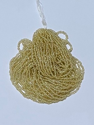 öztürk Bal Rengi Kum Boncuk Çekoslovakya, Adana, Hapishane Işi, Iğne Oyası ve Işleme Boncuğu 12DIZI.