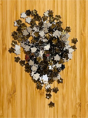 öztürk Taş Görünümlü Çınar Yaprağı Plastik Pul. Ebat:1cm. Tahmini 320-330 Adet.