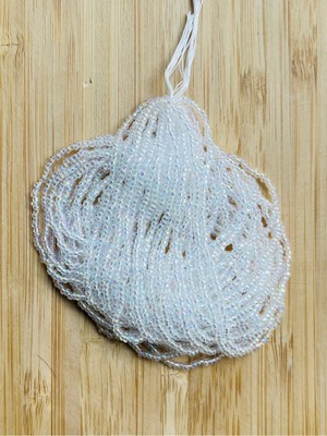 öztürk Renk: Janjan Beyaz. Kum Boncuk Çekoslovakya, Adana, Hapishane, Iğne Oyası ve Işleme Boncuğu 12DIZI.