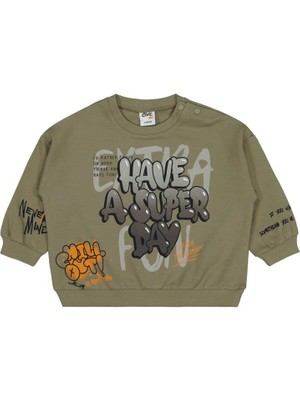 Civil Baby Graffiti Baskılı 6-18 Ay Sweatshirt