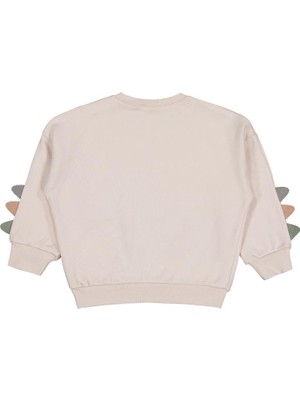 Civil Baby Kol Aplikeli 6-18 Ay Sweatshirt - Bej