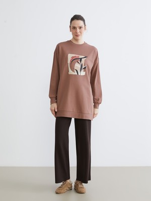 Lc Waikiki Yeni Sezon Beli Lastikli Geniş Paça Kadın Triko Pantolon