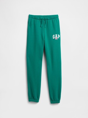 Gap Kız Çocuk Yeşil Relaxed Gap Logo Jogger Eşofman