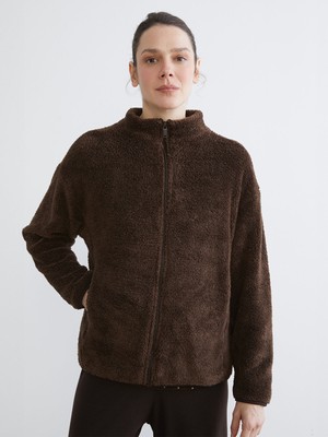 Lc Waikiki Yeni Sezon Dik Yaka Kadın Polar Hırka