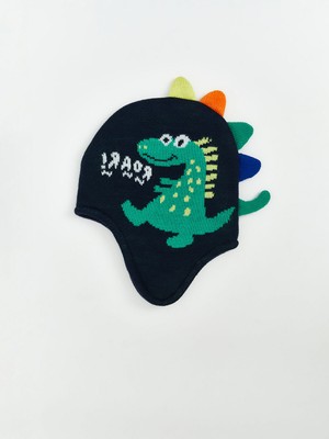 Lc Waikiki Yeni Sezon Dinozor Nakışlı Erkek Çocuk Bere