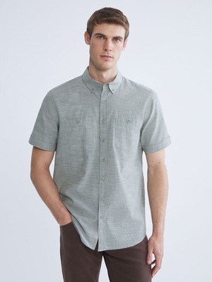 Lc Waikiki Yeni Sezon Regular Fit Kısa Kollu Erkek Gömlek