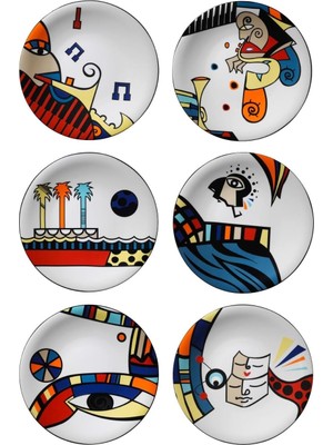 Mena Rise Zeugma 27 cm 6 Parça Time Servis Seti 8739