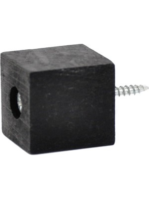 Mena Rise Masa Mobilya Koltuk Ayak Yükseltici 6'lı 25 mm Siyah Renk