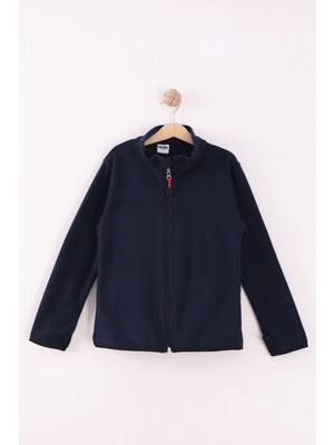 Monox Çocuk Unisex Parmak Geçmeli Polar Ceket