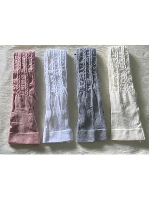 Düven 4'lü Paket Kız Çocuk Külotlu Çorap ( Pamuklu , Desenli , Karına , Kışlık Külotlu Çorap )