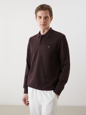 Lc Waikiki Yeni Sezon Polo Yaka Uzun Kollu Erkek Sweatshirt