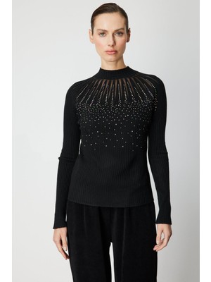 Eskişehir Mağazacılık 60388 Onteks Kazak Önü Taşlı Dik Yaka