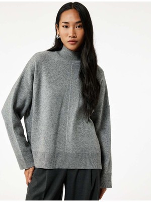 Koton  Antrasit Kadın Kazak 6WAK90212HT