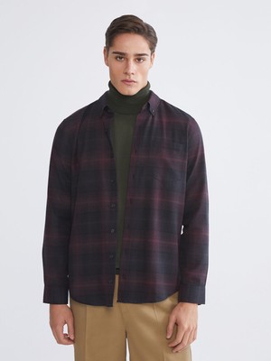 Lc Waikiki Yeni Sezon Regular Fit Uzun Kollu Ekose Gabardin Erkek Gömlek