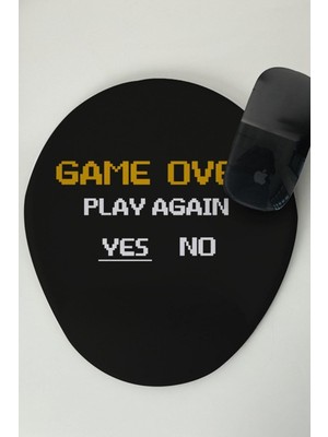 Mena Rise Gamer Sevgiliye Hediye Game Over Tasarımlı Mouse Altlığı Mouse Pad Mousepad