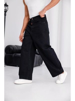 Oksit Puertas Erkek Yüksek Bel Balon Baggy Fit Bol Kesim Kot Pantolon