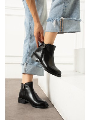 Pasyone Kadın Günlük Fermuarlı Bot