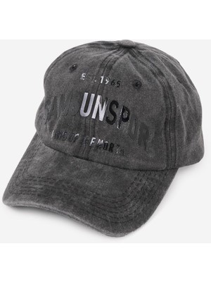 Parlak Siyah EST-1965 Yıkamalı Şapka