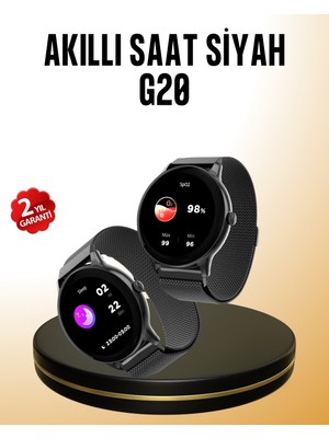 Marsilyan Bluetooth Akıllı Saat G20 Mini – Adım Sayar Kalori Ölçer Kalp Atışı Takibi - MCT9256-9417