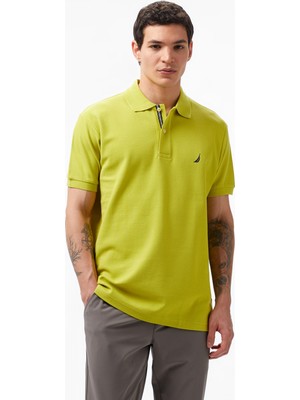 Nautica Erkek Yeşil Classic Fit Kısa Kollu Polo Yaka T-Shirt K35000T.3AH