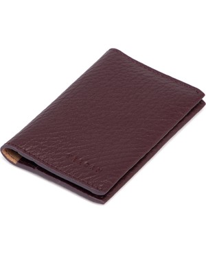Tergan  Mor Hakiki Deri Unisex Kredi Kartlık - S1KK00000266-C48