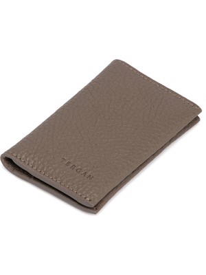 Tergan  Bej Hakiki Deri Unisex Kredi Kartlık - S1KK00000266-B73
